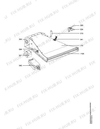 Взрыв-схема плиты (духовки) Aeg CE8140-1-M   SKAND. - Схема узла Ventilation